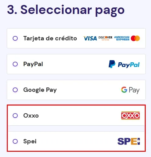 Transferencia SPEI para casinos online